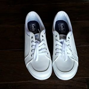 White Leather Keds