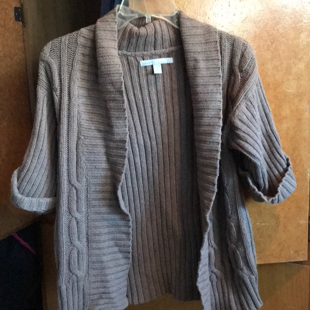 okd navy cardigan