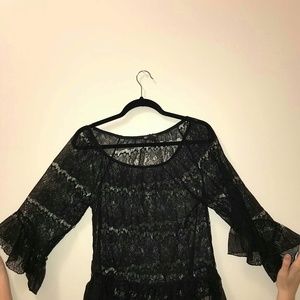 Beautiful lacy shirt (see through)