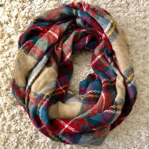 Plaid Blanket Scarf
