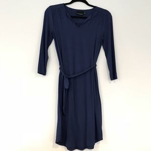 Navy blue dress by Cynthia Rowley