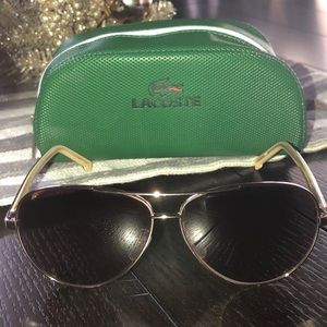 Aviatiors - Gold Lacoste