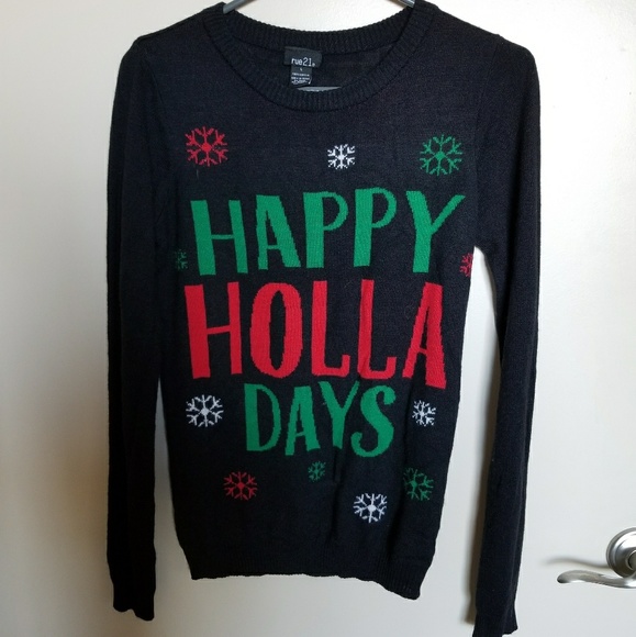 Rue21 Tops - Happy Holla Days Christmas Sweater Ugly