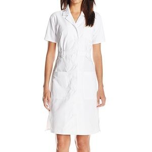 White Scrub Dress