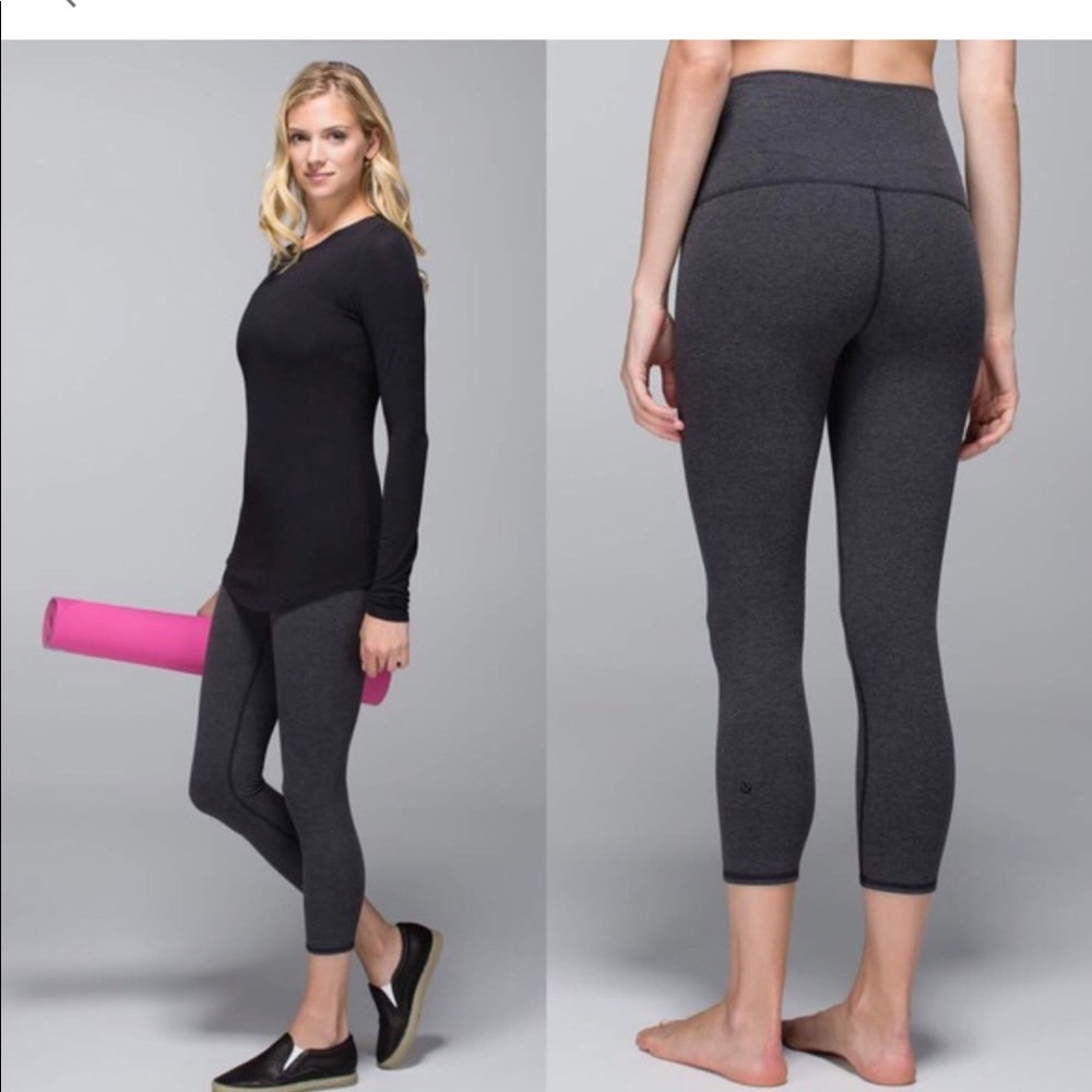 Lululemon Cotton Roll Down Crop
