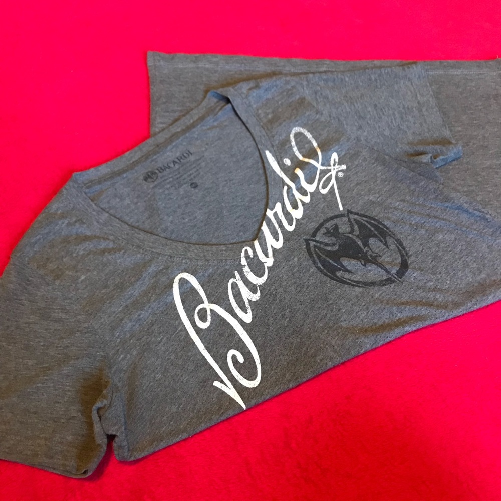 Bacardi V Neck Tee Shirt