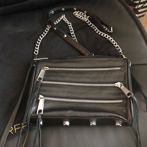 REBECCA MINKOFF 5 ZIP MINI CROSSBODY