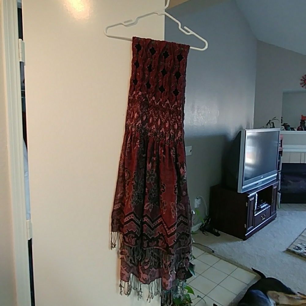 Reversible Floral Scarf