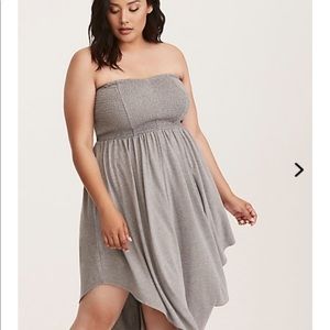 Jersey tube top dress