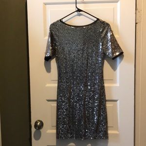 White House black market sequin dress size XS