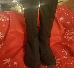 Black Knee High Boots