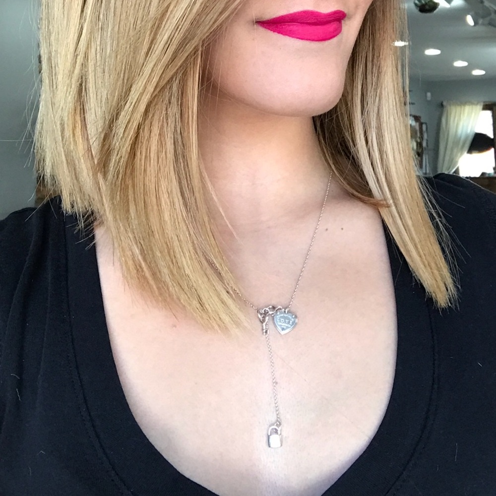 Tiffany & co. Love Heart tag key Pendant