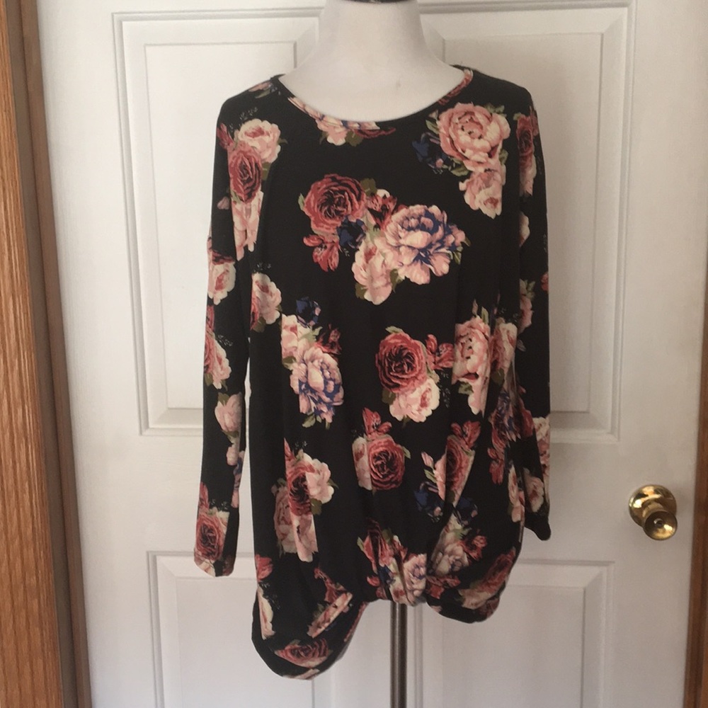 Floral knot tunic