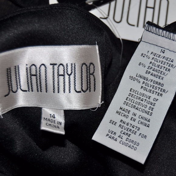 New JULIAN TAYLOR Little Black Dress NWT [A6] - Picture 5 of 5