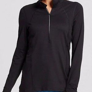 Champion | semi fitted black half zip jacket