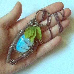 🌳🌸Sticks and Opalite Pendant!! 🦋🌳