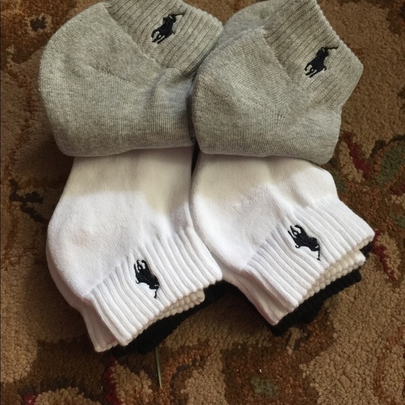 6 pairs of new boys polo Ralph Lauren socks - Picture 2 of 4