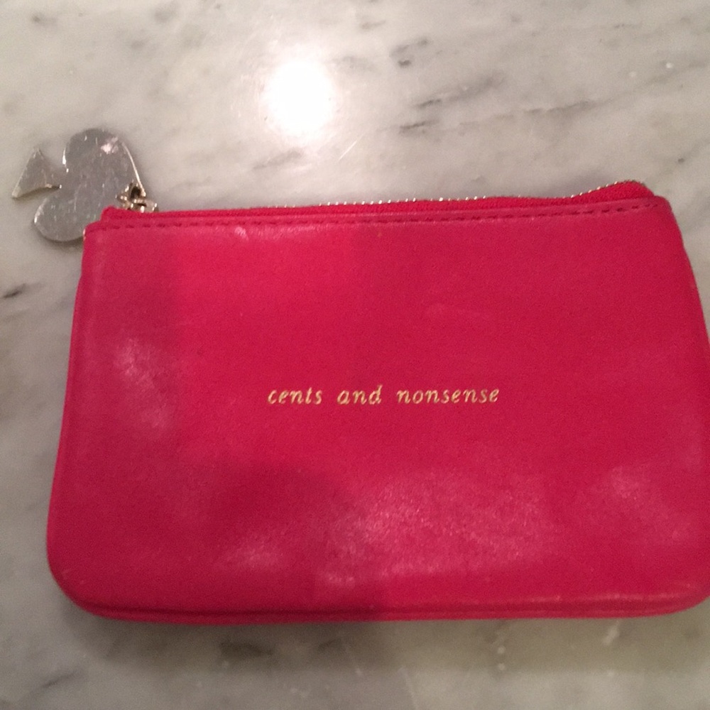 Kate Spade Bright Pink Coin Purse
