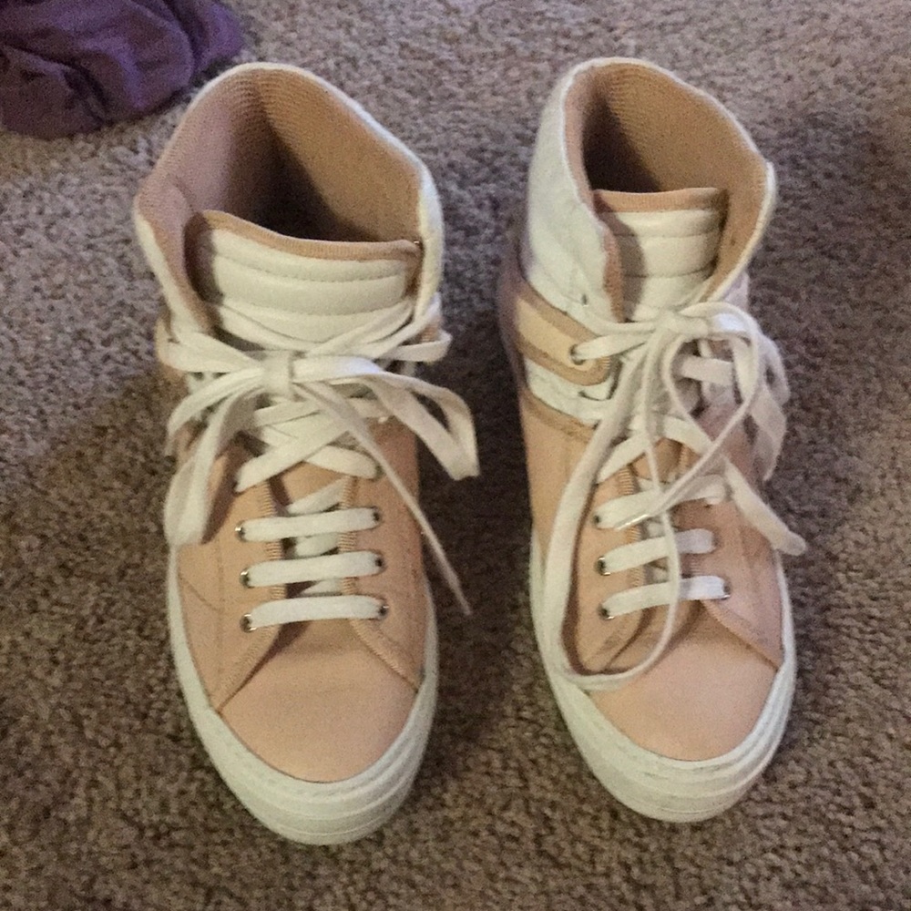 High top sneakers