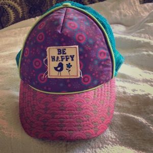 Multi color BE HAPPY cap