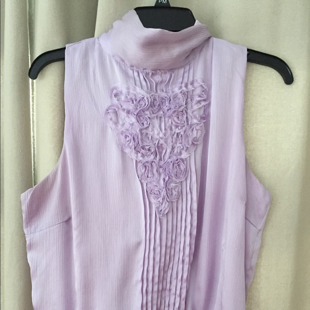 Purple Sleeveless Top