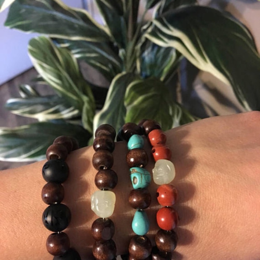 stackable beaded bracelets - Picture 2 of 6