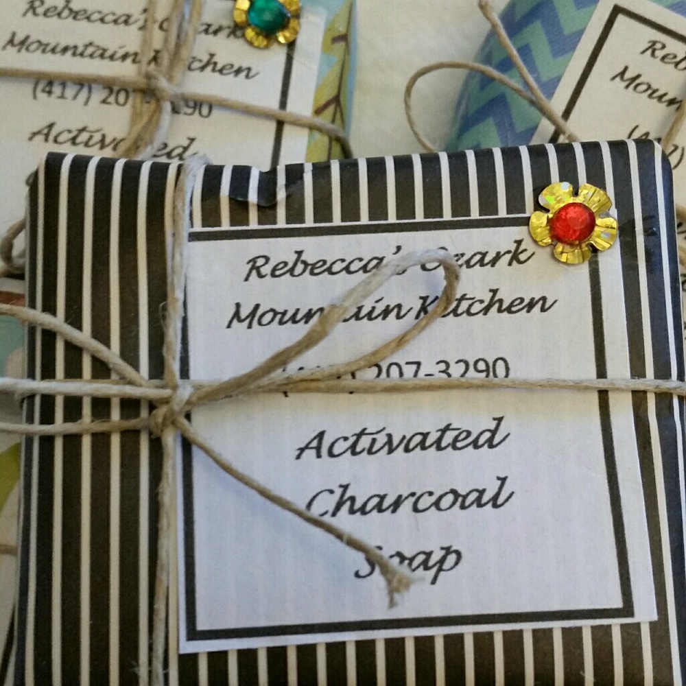 All-Natural Activated Charcoal Soap 3 bars