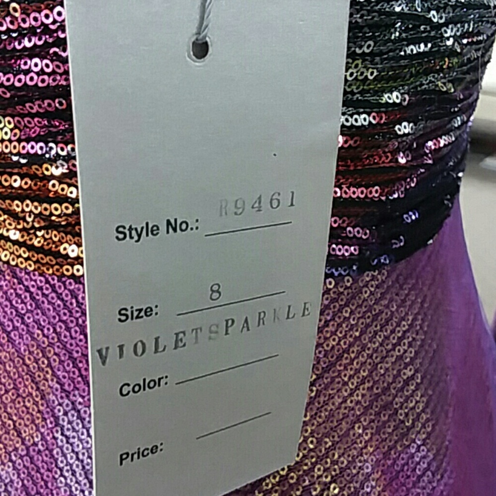 VIOLET SPARKLE Riva Prom - Picture 3 of 6
