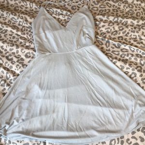 Light baby blue dress