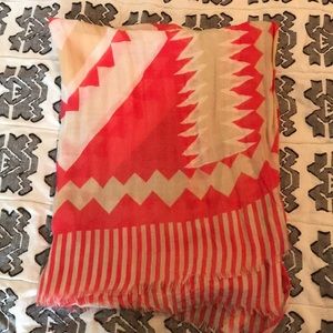 Express geometric print scarf