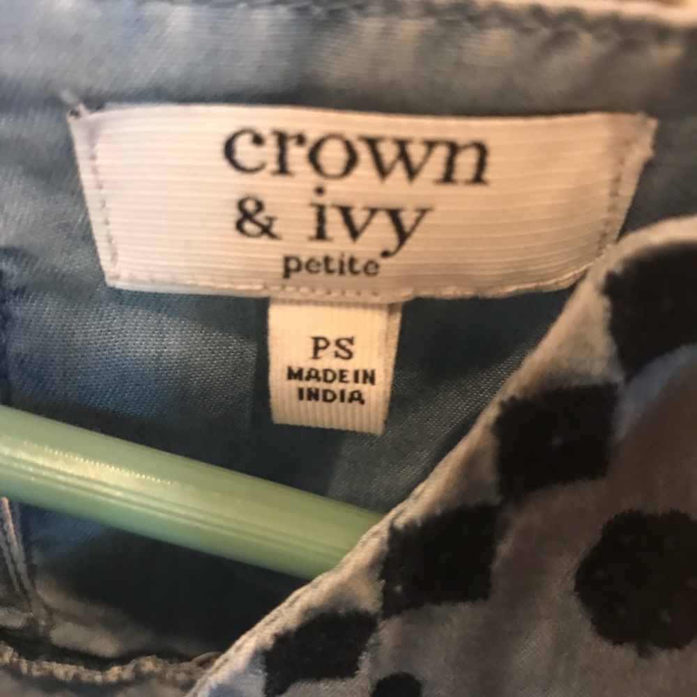 Crown & Ivy chambray dress