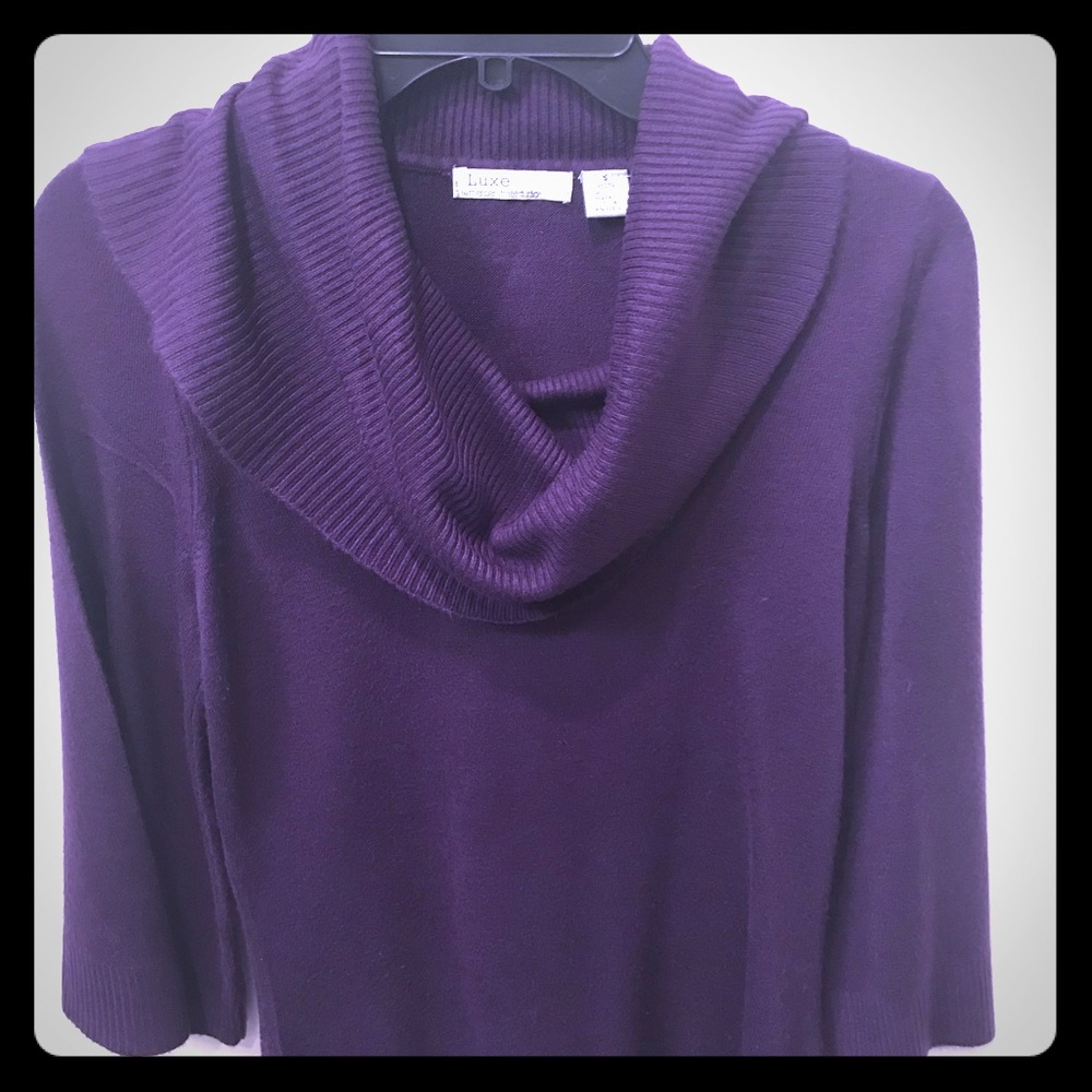 Cowl neck sweater