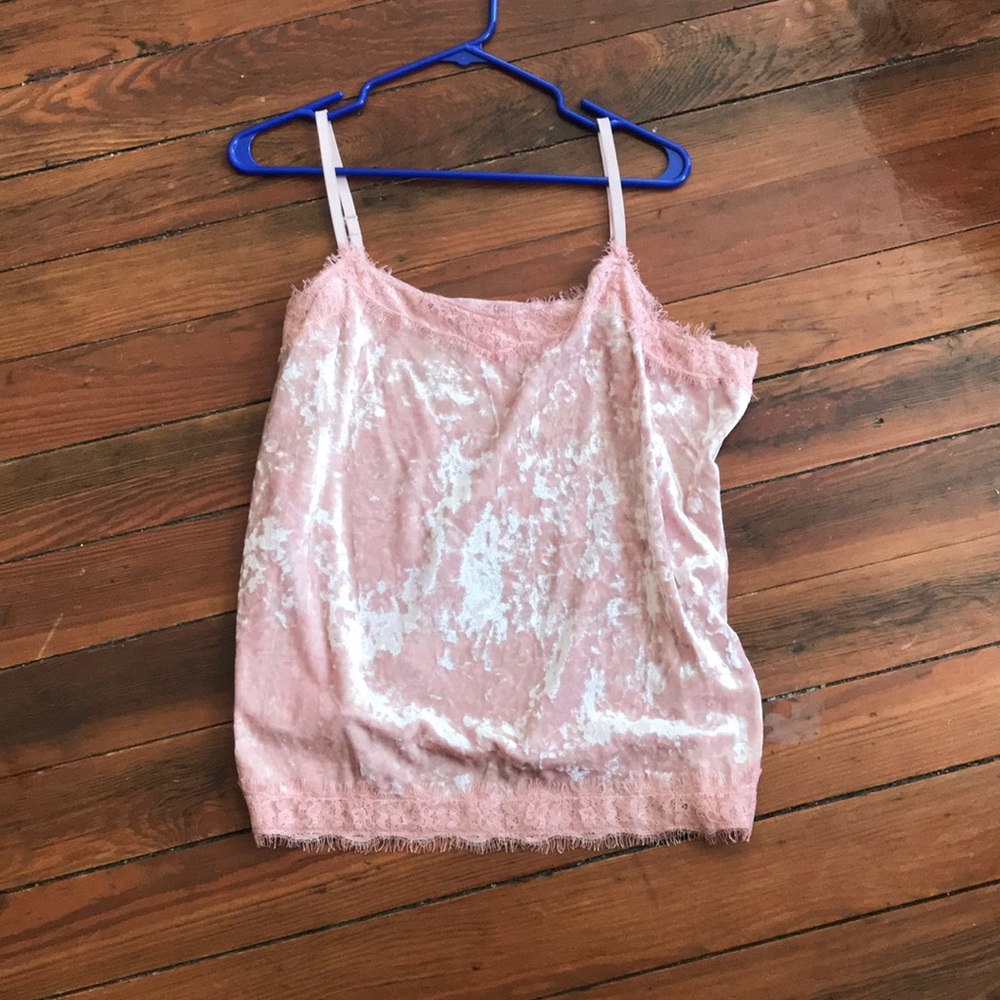 Vintage velour tank top, assumed as size L