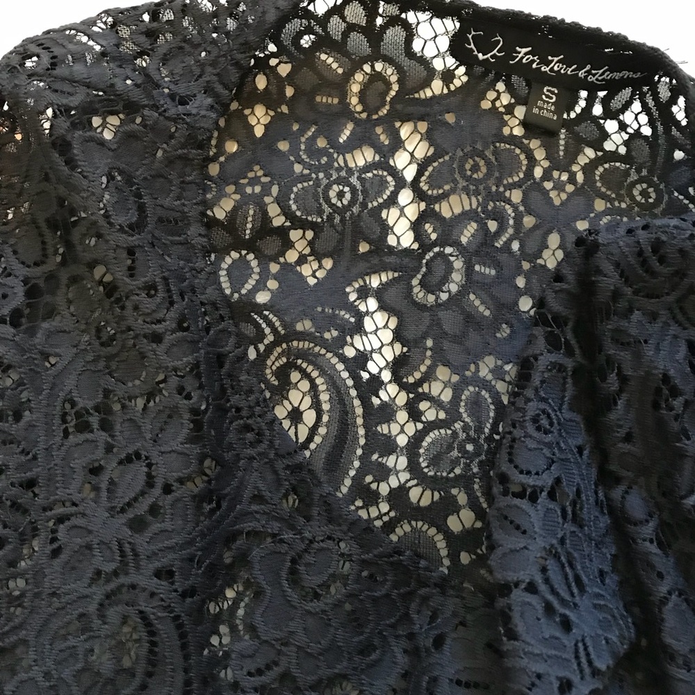 NWOT For Love and Lemons Vika lace crop top - Picture 6 of 7