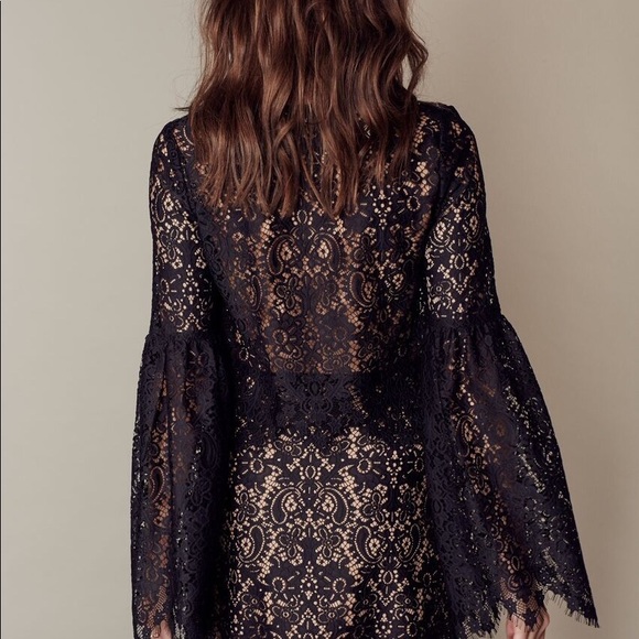 NWOT For Love and Lemons Vika lace crop top - Picture 7 of 7