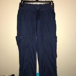 Peaches Navy Scrub Pants