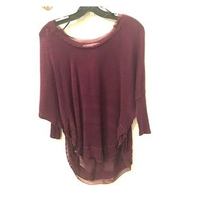Burgundy sweater