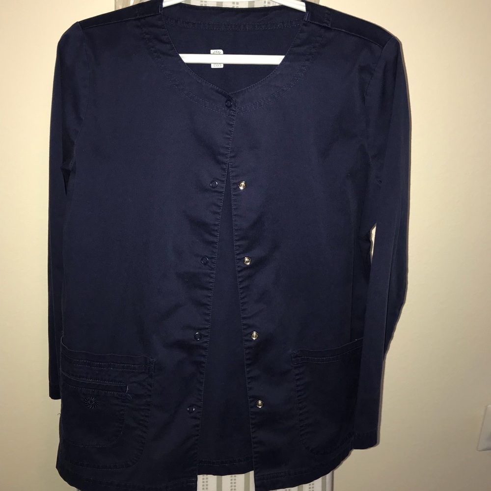 Bio Navy Scrub Jacket