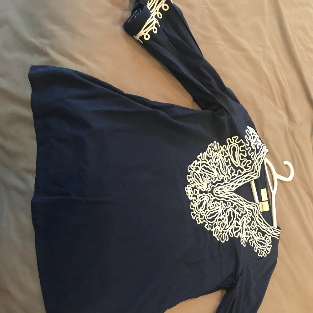 J h collectible navy tunic