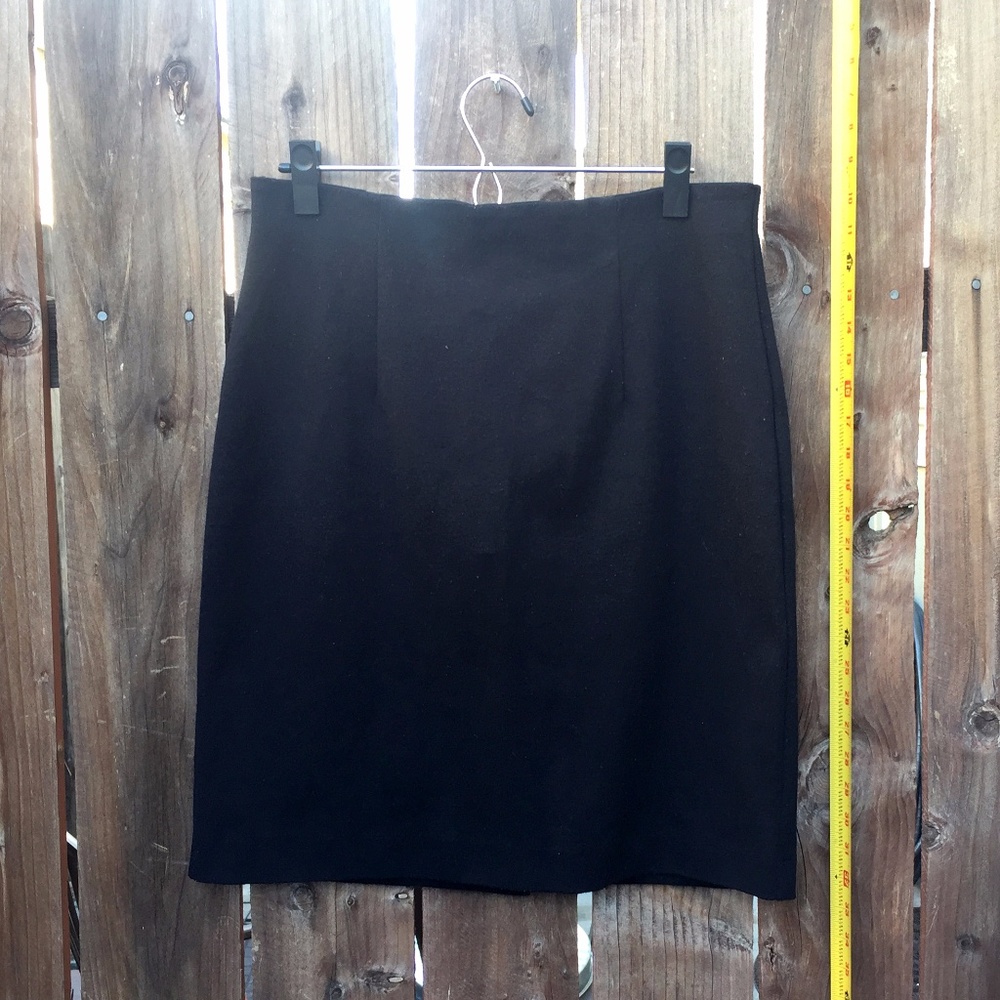 Cupio Black Straight Pencil Skirt