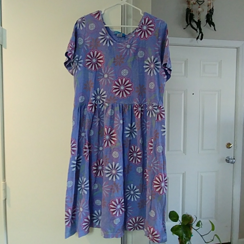 Periwinkle Floral Dress