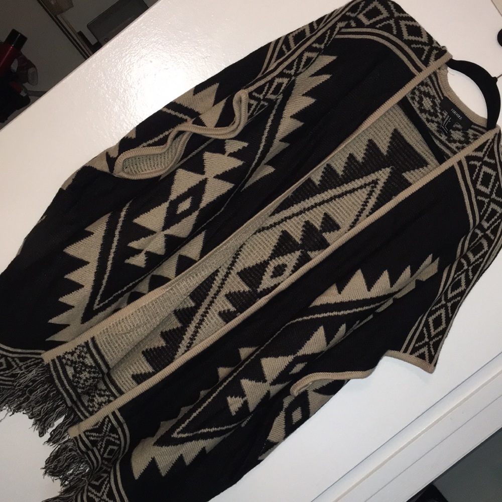 Draped Sweater Cover up