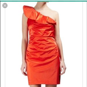 ✨ Ruffled One Shoulder Dress tigerlily✨