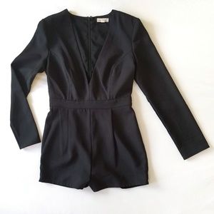 Urban Outfitters Black Party Romper