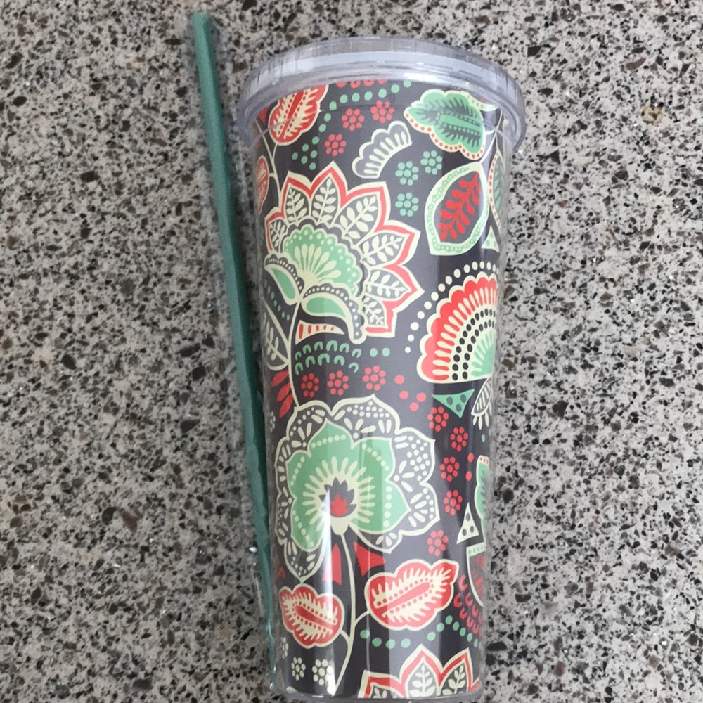 Vera Bradley travel tumbler