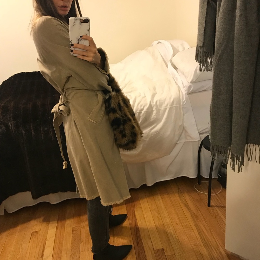 BDG canvas fringe trench - Picture 3 of 5
