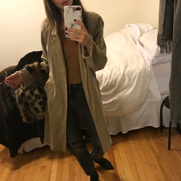 BDG canvas fringe trench - Picture 2 of 5