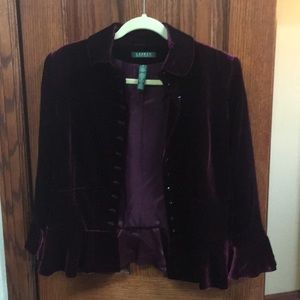 Ralph Lauren velvet blazer