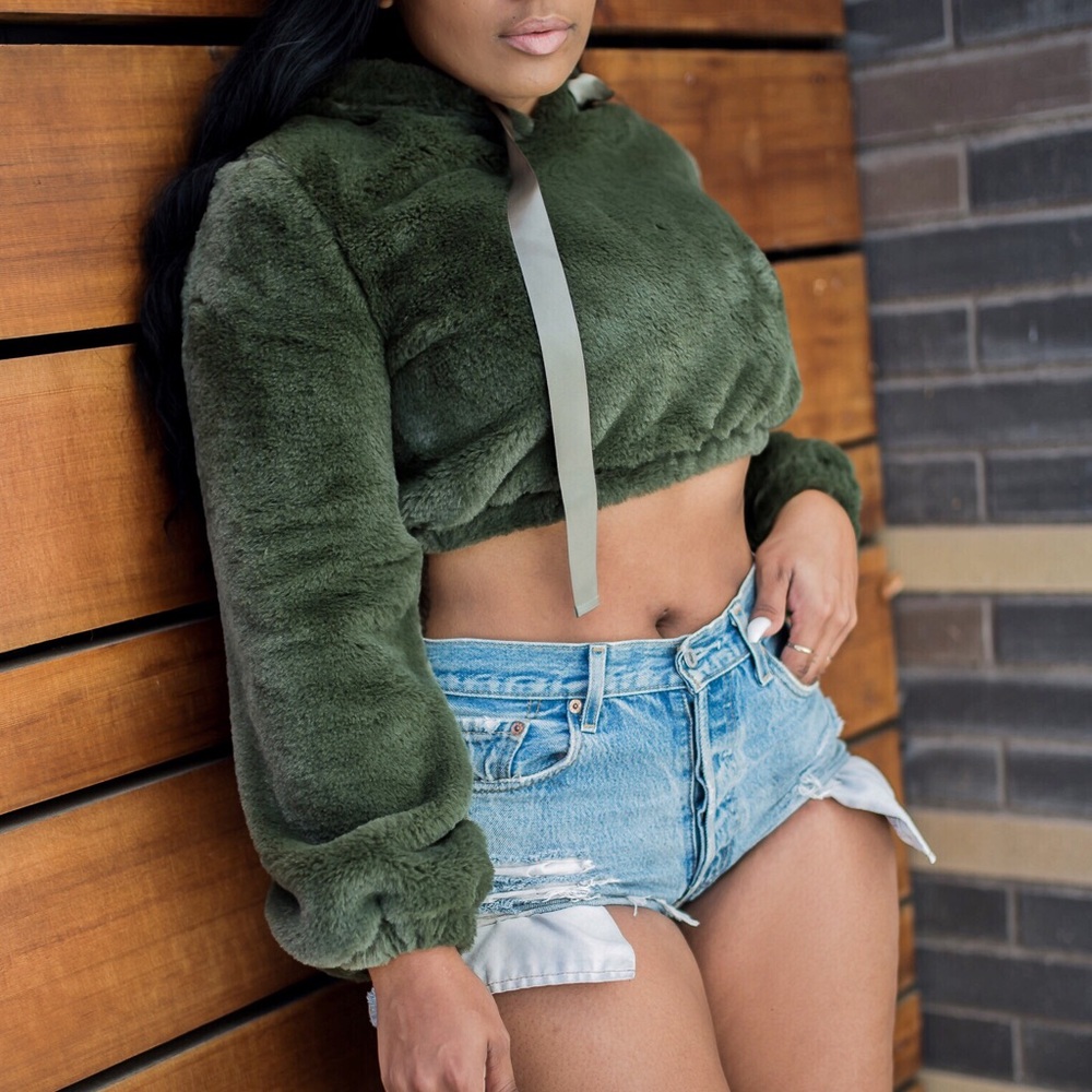 SOLD! Cropped Hoodie