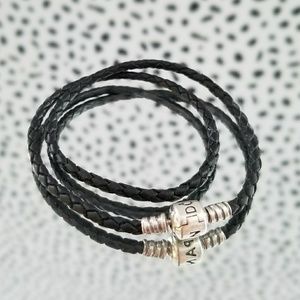 Leather Pandora bracelet